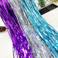 wholesale Laser Curtain Foil Tinsel Garland Metallic Tinsel Foil Fringe Curtain Backdrops For Party